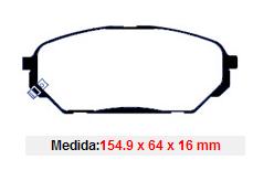 Pastilhas Dianteiras Hyundai Vera Cruz   V6 3.6   07/.....