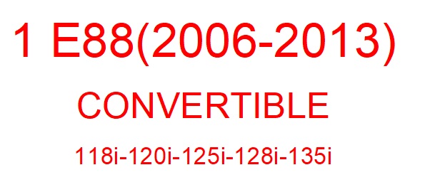 1 E88 (2006-2013)