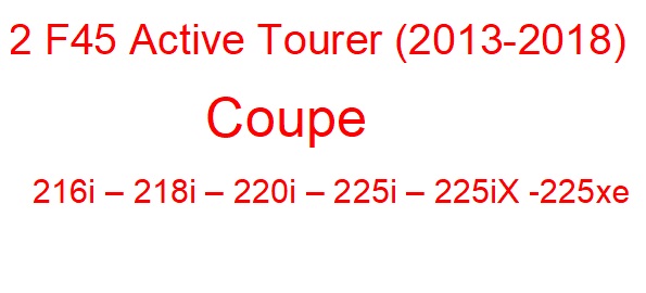 2 F45 Active Tourer (2013-2018)