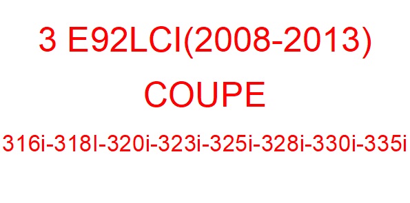 3 E92 LCI (2008-2013)