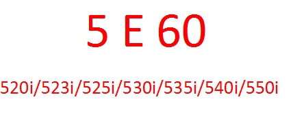 Serie 5 E60