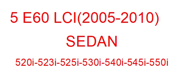 5 E60 LCI (2005-2010)