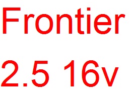 Frontier 2.5 16v