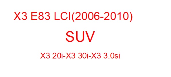 X3 E83 LCI (2006-2010)