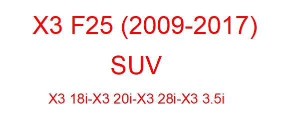 X3 F25 (2009-2017)